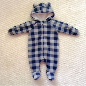 Old Navy infant boys fleece coverall